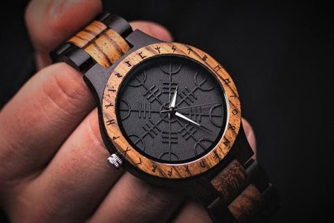 Helm Of Awe Aegishjalmr Wooden Watch