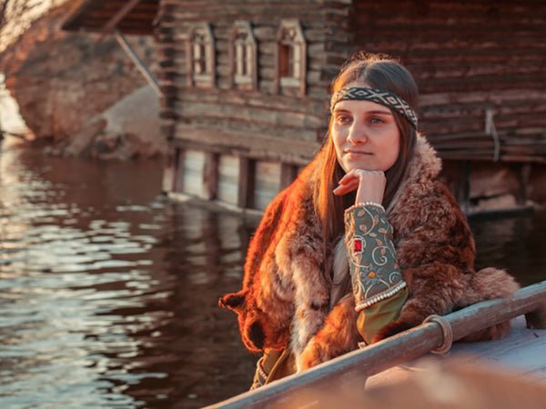 Viking Woman Next to River - The Viking Dragon Blog