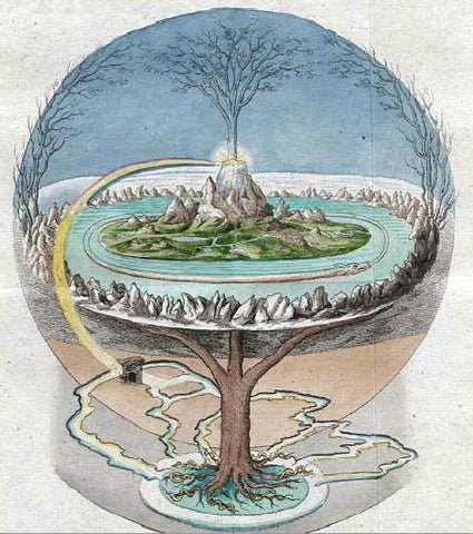 Image of Viking Yggdrasil Tree of Life Viking Symbol